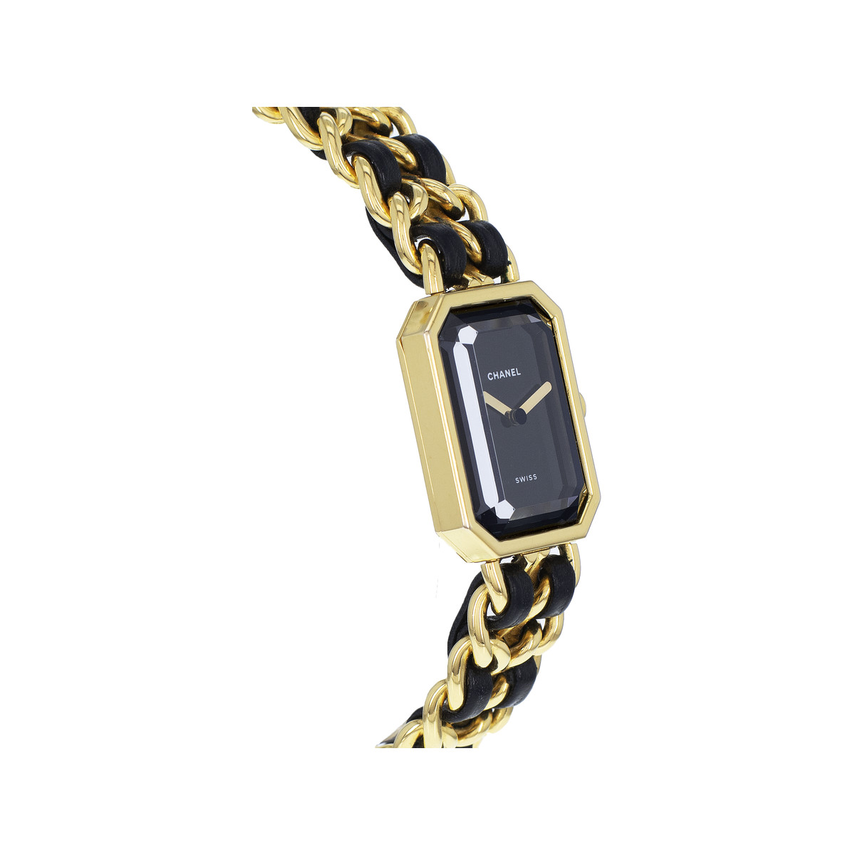 Montre d'occasion CHANEL Première femme quartz bracelet plaqué or - vue 2