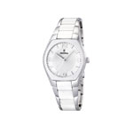 Montre Festina femme acier c&eacute;ramique blanche