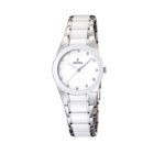 Montre Festina Femme acier c&eacute;ramique blanche