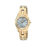 Montre Seiko femme dor&eacute;e bracelet dor&eacute;