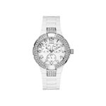 Montre Guess femme multifonctions blanche