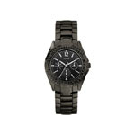 Montre Guess multifonctions m&eacute;tal plaqu&eacute; noir