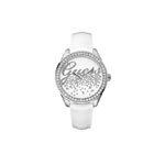 Montre Guess femme acier bracelet blanc