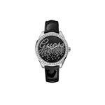 Montre Guess femme acier bracelet noir