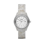 Montre Fossil femme olycarbonate couleur ivoire