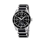 Montre Lotus femme acier c&eacute;ramique noire