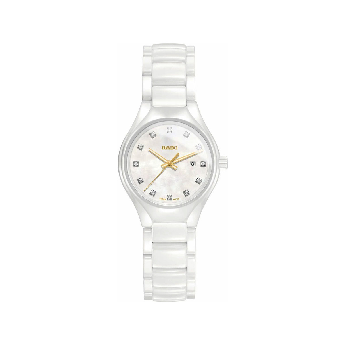 Montre Rado True femme céramique blanche
