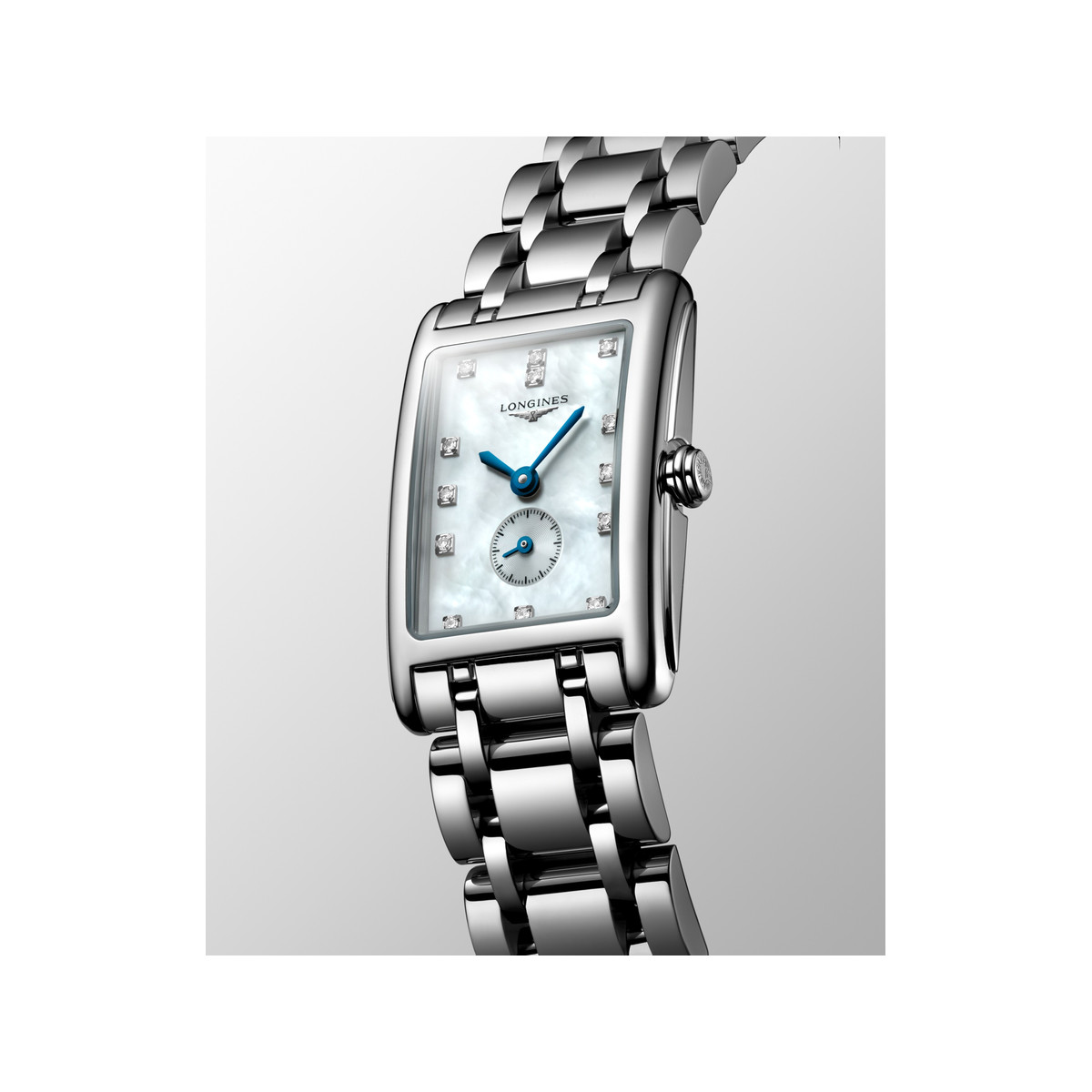 Montre Longines femme acier - vue D4
