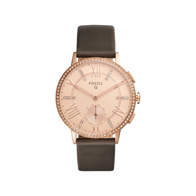 montre fossil grise