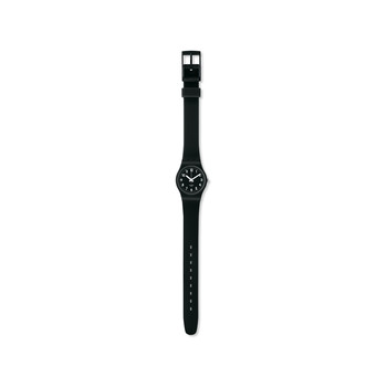 Montre Swatch Lady Black Single femme plastique silicone noir