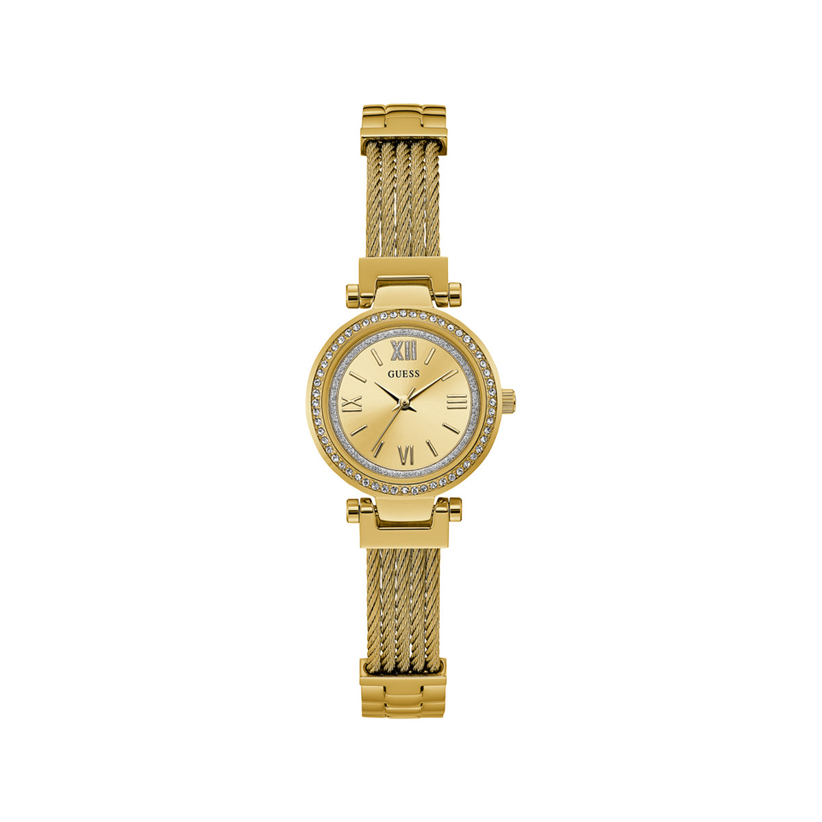 Montre Guess femme acier doré