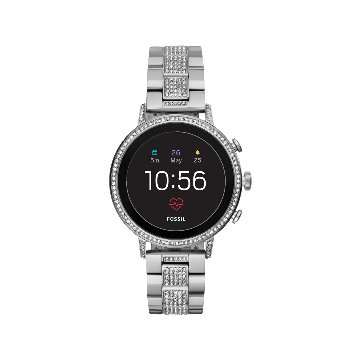 Montre Connect E Fossil Femme Acier Femme Mod Le Ftw Maty