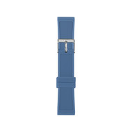 Bracelet de montre IAM large silicone bleu