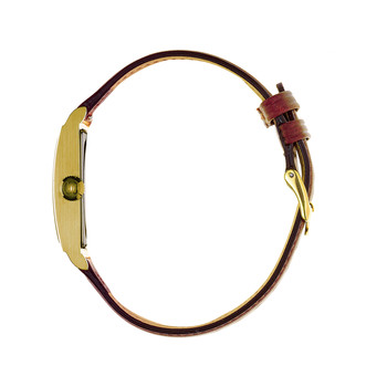 Montre Lip homme cuir acier doré