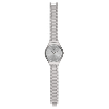 Montre Swatch mixte acier gris