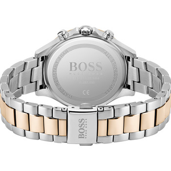 Montre Boss femme acier bicolore jaune