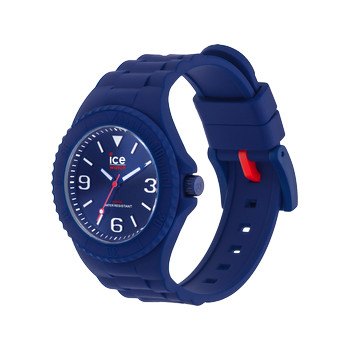Montre Ice Watch medium mixte plastique silicone bleu