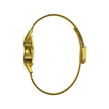 Montre Lip femme automatique métal doré