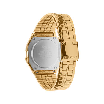 Montre Casio mixte résine doré bracelet acier doré