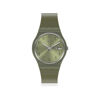 Montre Swatch mixte plastique vert