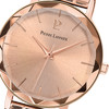 Montre Pierre Lannier femme bracelet acier doré rose - vue VD1