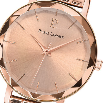 Montre Pierre Lannier femme bracelet acier doré rose
