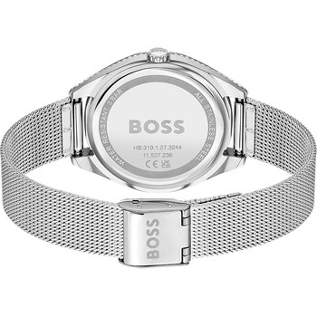 Montre Boss femme bracelet acier argent