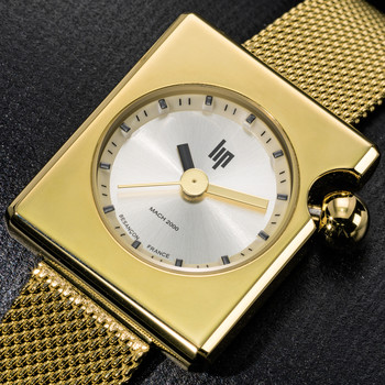 Montre LIP femme acier doré jaune bracelet métal doré jaune