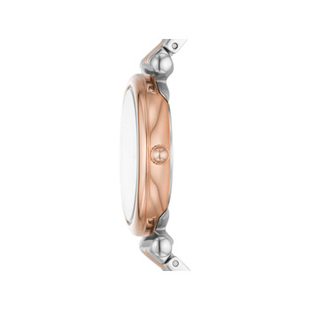 Montre FOSSIL femme bracelet acier bicolore doré rose