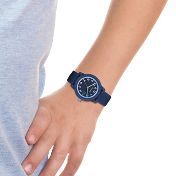 Montre LACOSTE 12.12 kids enfant résine bracelet silicone bleu
