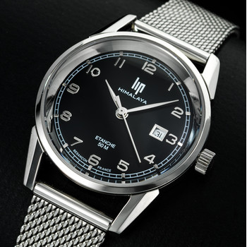 LIP Himalaya ladies' stainless steel watch with metal bracelet