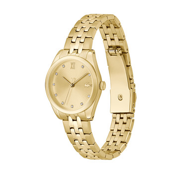 LACOSTE Tuilerie women's watch stainless steel bracelet yellow gold