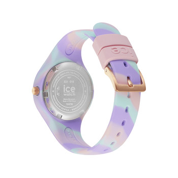 ICE WATCH Ice Tie and Dye women's watch with light purple silicone strap