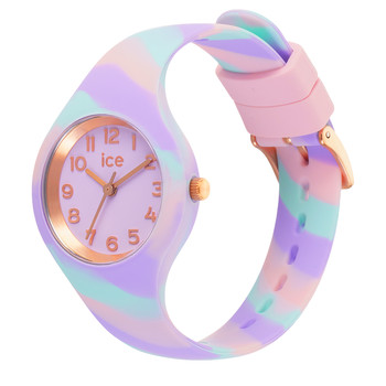 ICE WATCH Ice Tie and Dye women's watch with light purple silicone strap