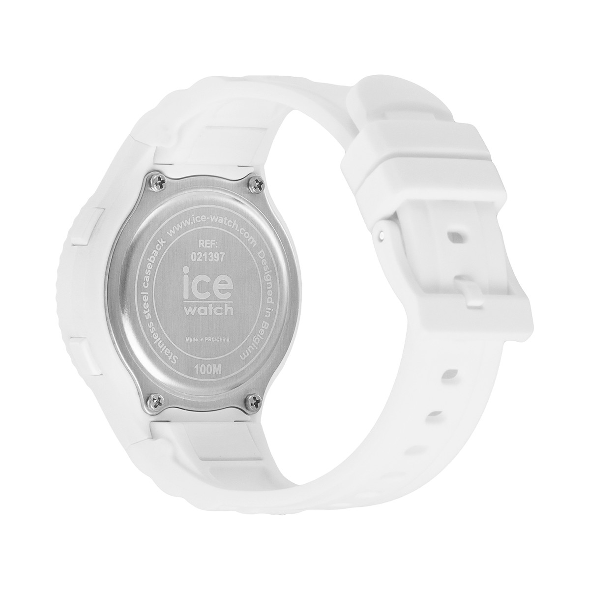 Montre ICE WATCH Ice Digit enfant digital, bracelet silicone blanc - vue 3