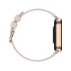 Montre SMARTY 2.0 team mixte connecté métal doré rose bracelet silicone rose - vue V2