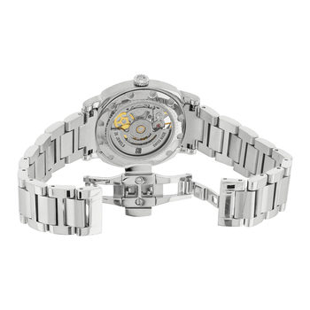 Montre MATY GM automatique cadran blanc bracelet acier