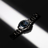 Montre MATY GM cadran Lapis Lazuli bracelet acier - vue VD4