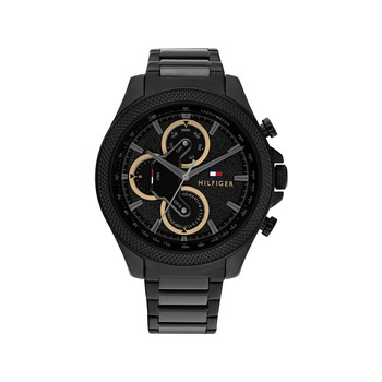 Montre TOMMY HILFIGER clark femme bracelet acier inoxydable noir