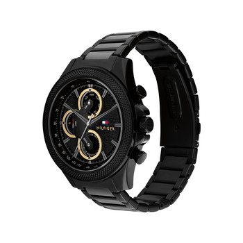 Montre TOMMY HILFIGER clark femme bracelet acier inoxydable noir