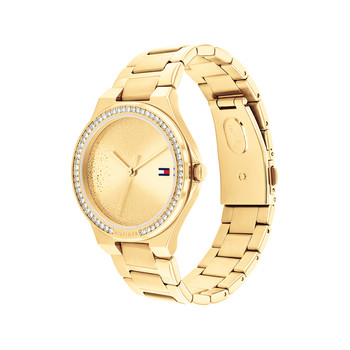 TOMMY HILFIGER juliette dameshorloge goud roestvrij stalen armband