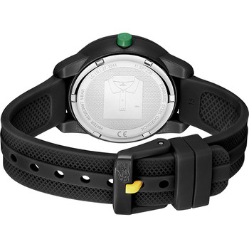 Montre LACOSTE mini tennis enfant bracelet silicone noir