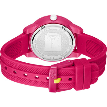Montre LACOSTE mini tennis enfant bracelet silicone fushia