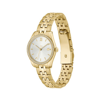 Montre LACOSTE tuilerie femme bracelet acier jaune