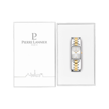Montre PIERRE LANNIER ariane femme bracelet acier bicolore