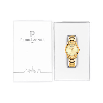 Montre PIERRE LANNIER roxane femme bracelet acier doré