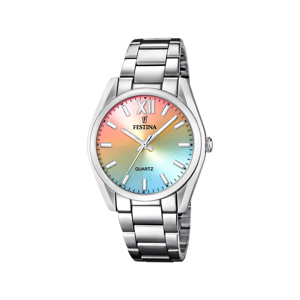Montre FESTINA boyfriend femme bracelet acier