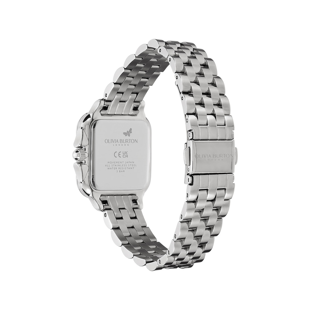 Montre OLIVIA BURTON grosvenor femme analogique, bracelet acier - vue 3