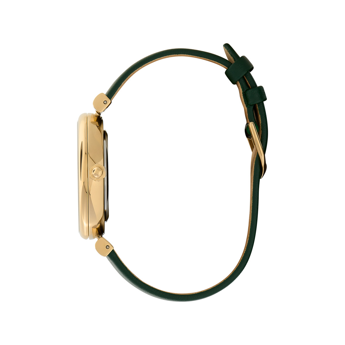 Montre OLIVIA BURTON dogwood femme analogique, bracelet cuir vert - vue 2
