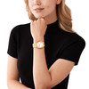 Montre MICHAEL KORS lennox femme bracelet acier inoxydable doré - vue Vporté 1